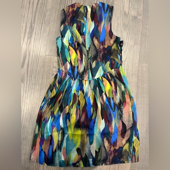 Ted Baker London Dress - Size 3 - Multi Coloured - Picture 3 of 5